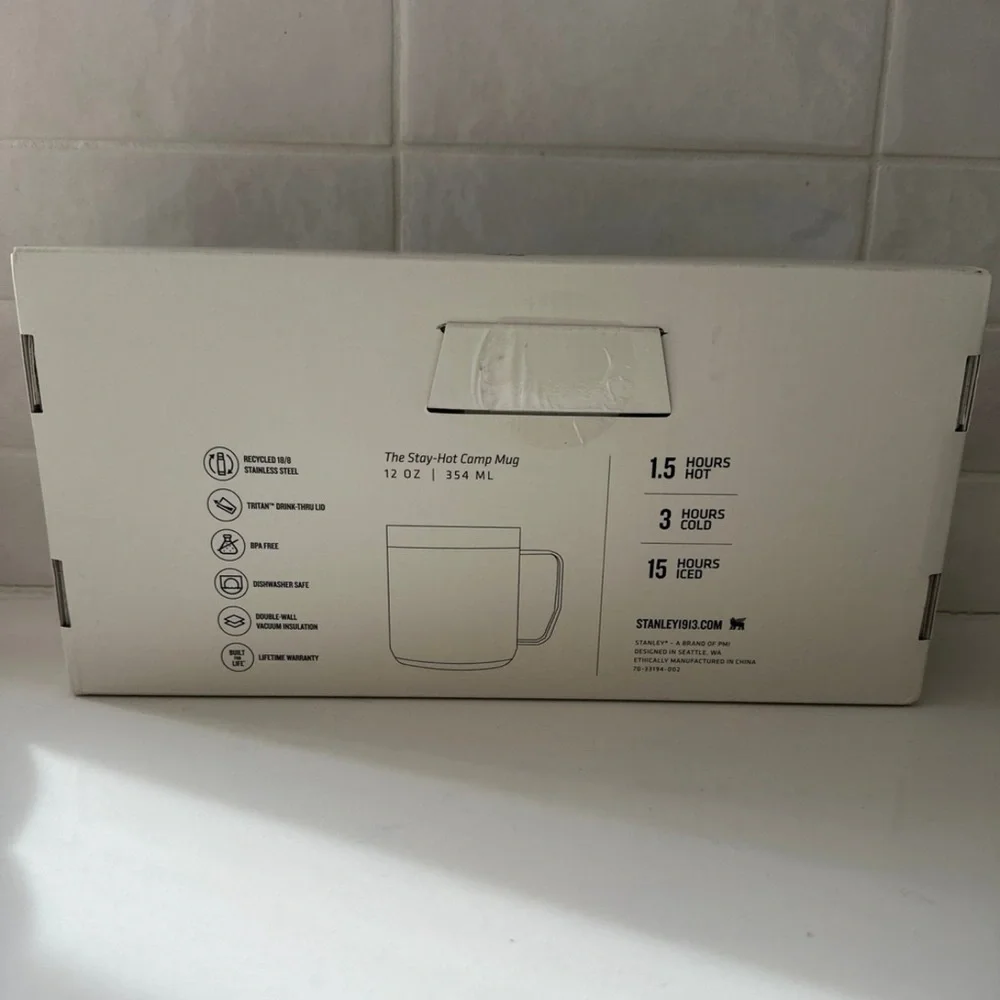 Stanley camp mug pack of 2 hearth and hand (silver foil) - Picture 5 of 5